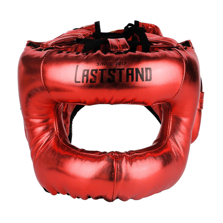 Premium Boxing Helmet – Muay Thai, Kickboxing, Sanda Training Headgear, Protective Head Protector Guard for Gym & Combat