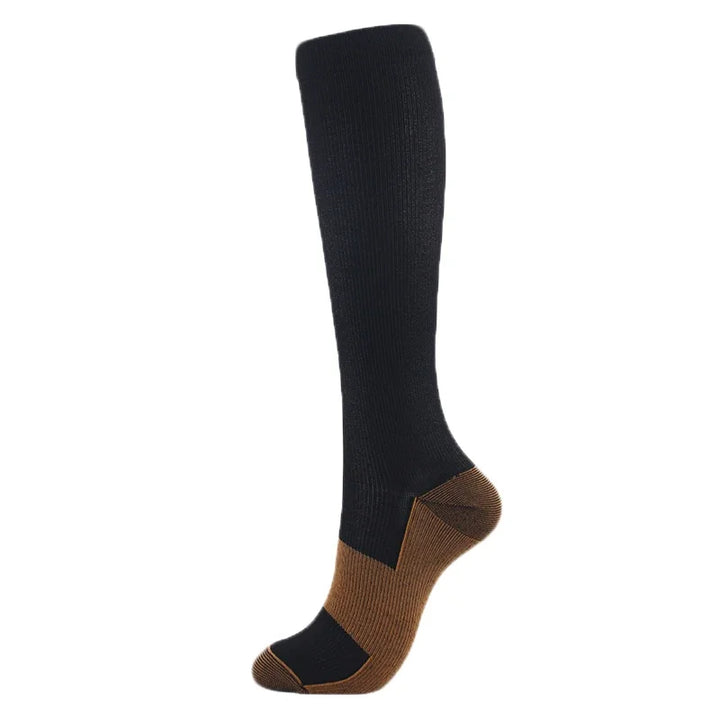 Premium Compression Knee High Socks for Men & Women – Varicose Vein & Pressure Support – Running, Sports & Health Care 