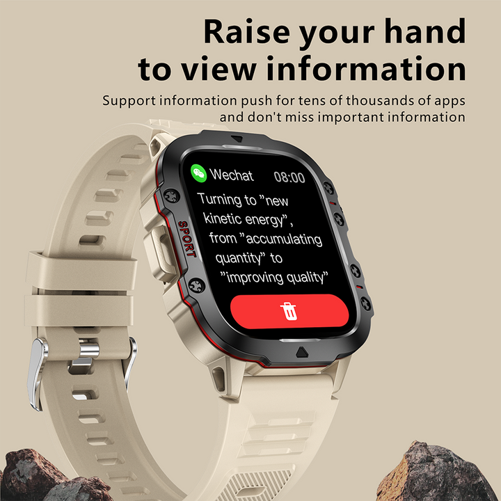 Premium 2024 Smartwatch with Earphones – Bluetooth Call, GPS Tracker, Heart Rate Monitor, Music Playback, Fitness Tracker, 