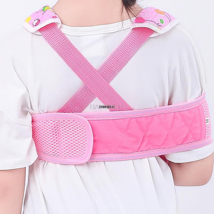 Premium Kinderarmschlinge für gebrochene Unterarme und Schulterimmobilisierung - Verstellbare, atmungsaktive, latexfreie Unterstützung für Komfort und Genesung (XXS, XS Größen)