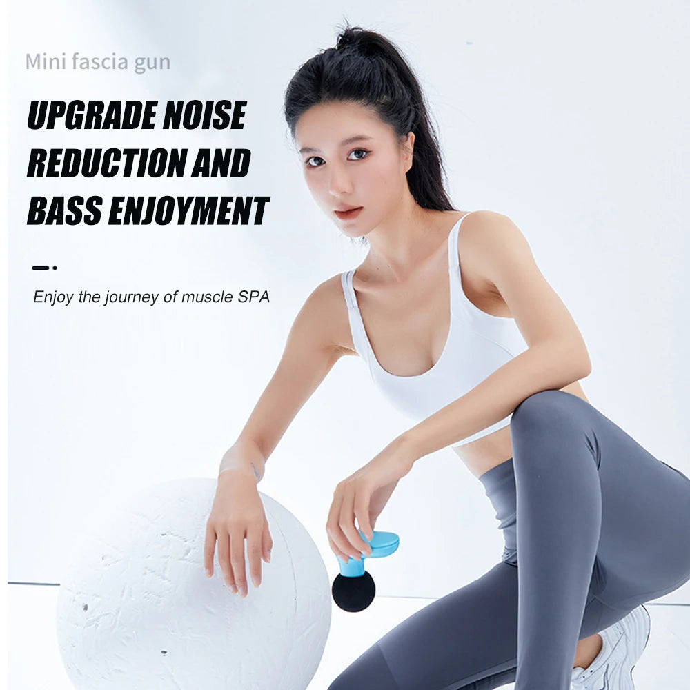 Premium Electric Handheld Massager - 6 Powerful Modes, Portable Mini Back Massager for Muscle Relief, Shoulder & Leg Tension,