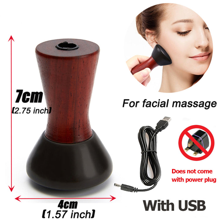 Premium Hot Stone Electric Gua Sha Massager for Skin Lift & Muscle Relaxation – Natural Bianstone, 5 Temperature Settings, 
