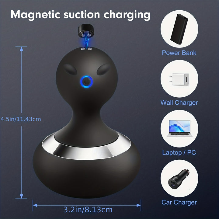 Premium Electric Handheld Massager - 6 Powerful Modes, Portable Mini Back Massager for Muscle Relief, Shoulder & Leg Tension,