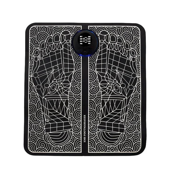 Premium Electric EMS Foot Massager Pad with Remote Control - Acupoint Stimulation, Pain Relief, Muscle Relaxation, 8 Modes,