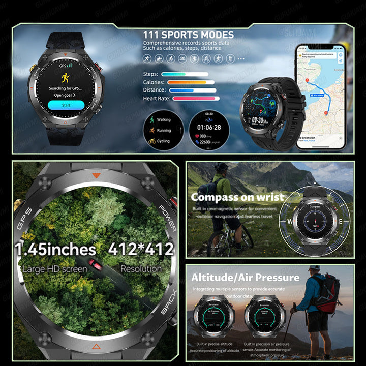 Premium Waterproof Sports Watch for Men and Women – 50M Waterproof, Dual Time, Pedometer, Stopwatch, Alarm, Countdown, 