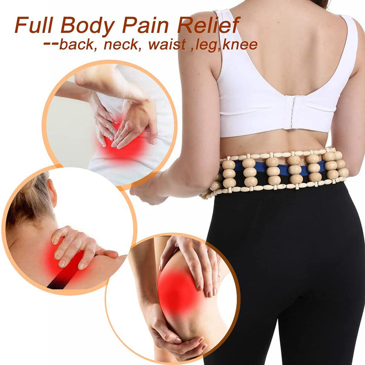 Premium Wood Therapy Massage Tools Set for Body Shaping, Anti-Cellulite, Lymphatic Drainage, Ergonomic Massage Rollers
