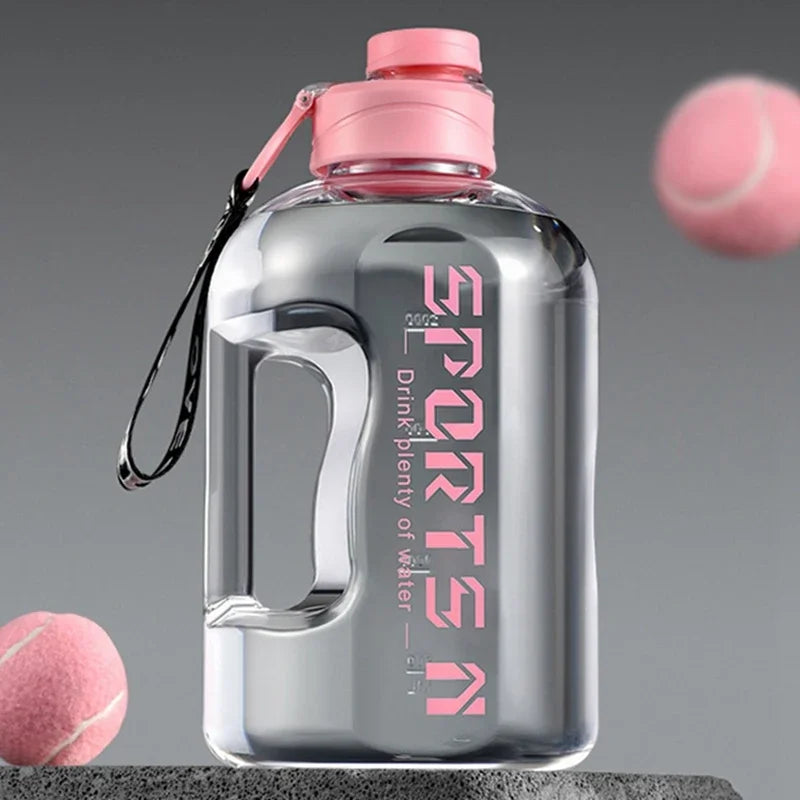 Premium Large Capacity 1.7L/2.7L Sports Water Bottle - Portable Fitness Cup for Gym, Cycling, Camping, BPA-Free Tritan