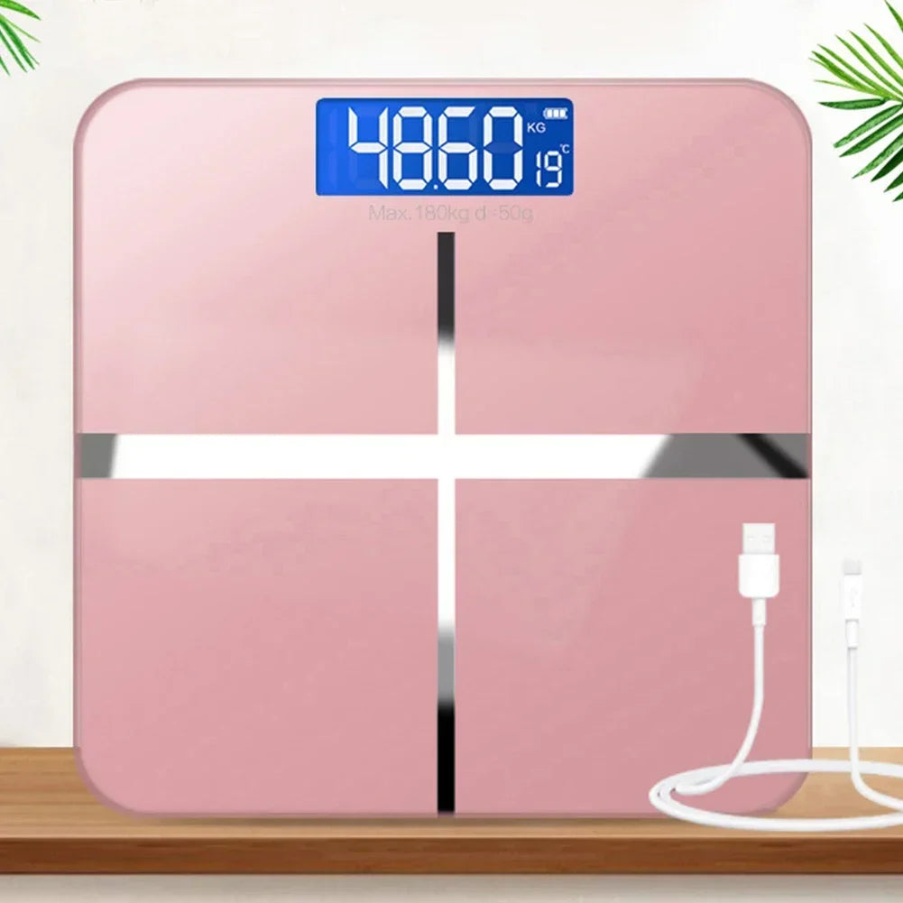 Premium Voice Broadcast Body Fat Scale – 8-Electrode Bioimpedance Analyzer, Smart Body Composition Scale with Professional 