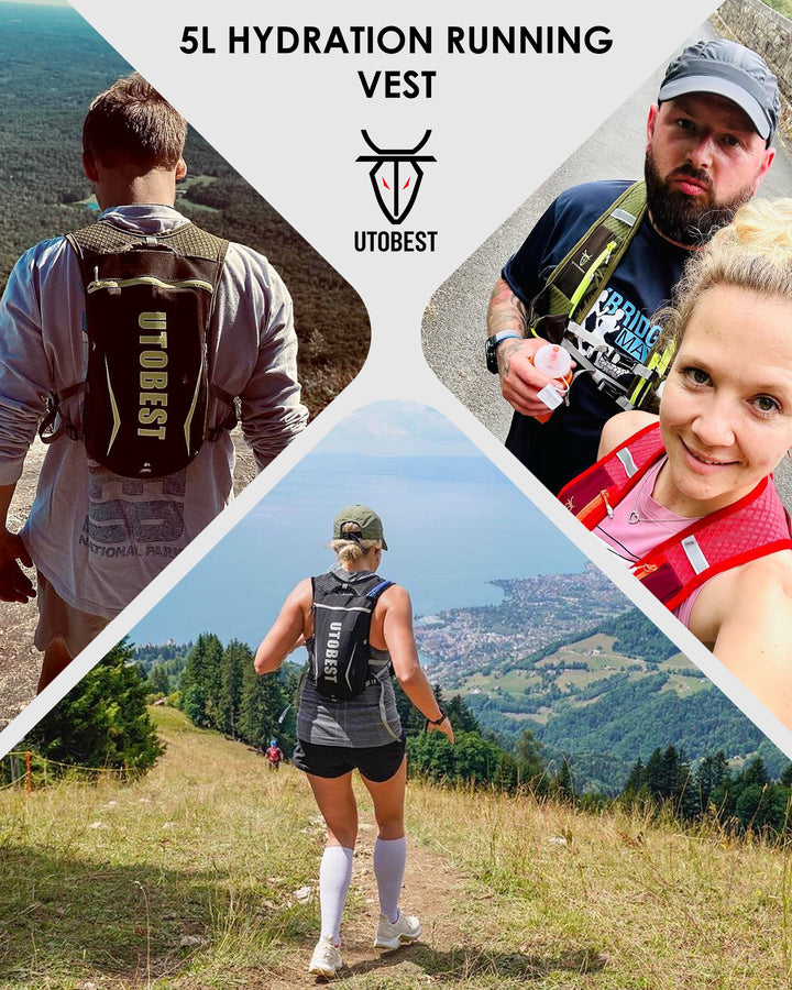 Premium Hydration Running Backpack – 5L Ultra-Lightweight Breathable Vest for Marathon, Cycling, and Hiking – Comfortable,