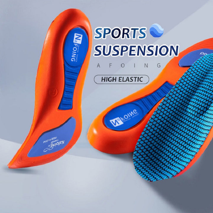 Premium Memory Foam AAnti-Odor Insoles, Shock Absorbing EVA Arch Support for Plantar Fasciitis, Heel Pain Relief, Soft 