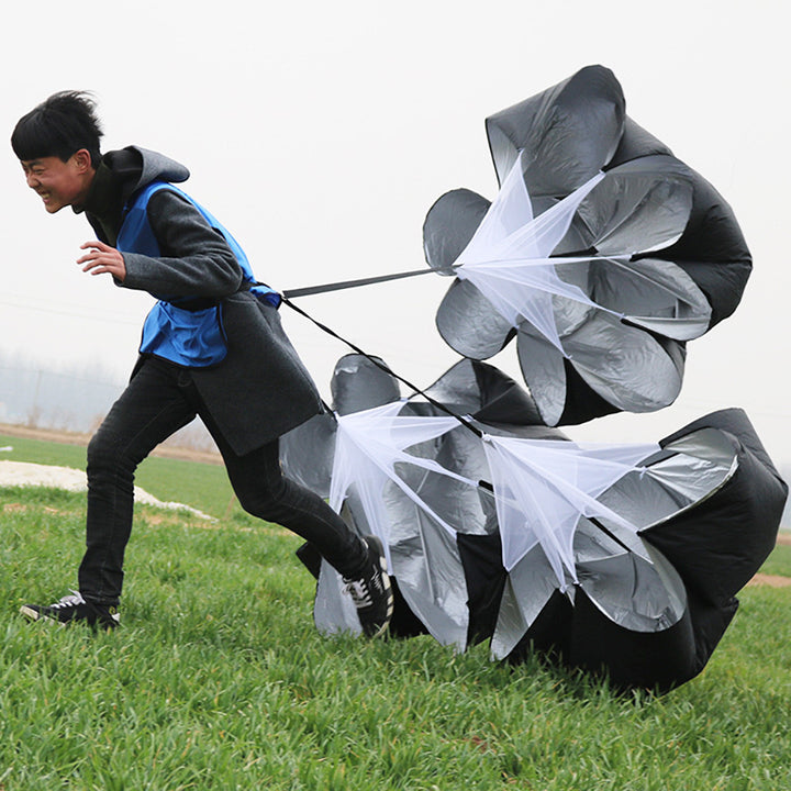 Premium Adjustable Speed Resistance Umbrella for Agility & Fitness Training – Football & Soccer Running Chute, Portable with 