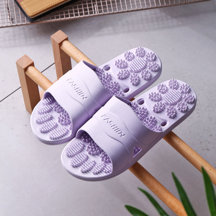 Premium Extra Große Akupunktur-Massage-Slipper – Rutschfestes Hohldesign für den Innenbereich und das Badezimmer, Bequeme Sohlenunterstützung für Männer und Frauen, Ideal für Entspannung und Fußtherapie