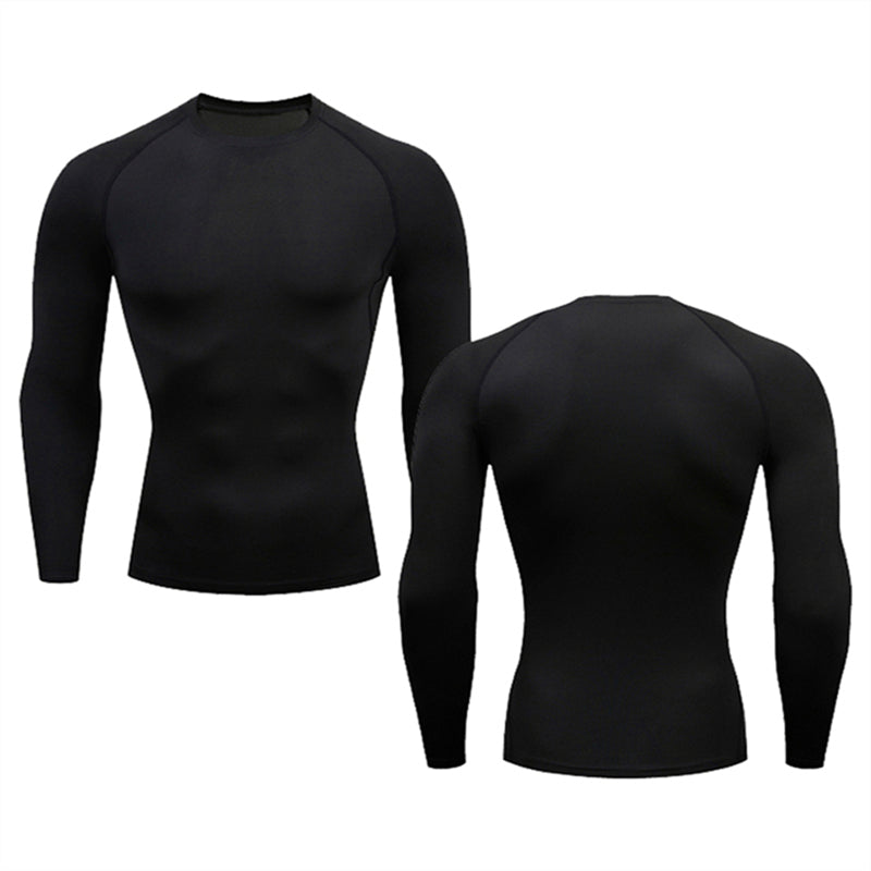 Premium Men’s Compression Sportswear Set – Quick-Dry Gym Suit, Yoga & Fitness Tracksuit, 2-Piece Workout Outfit