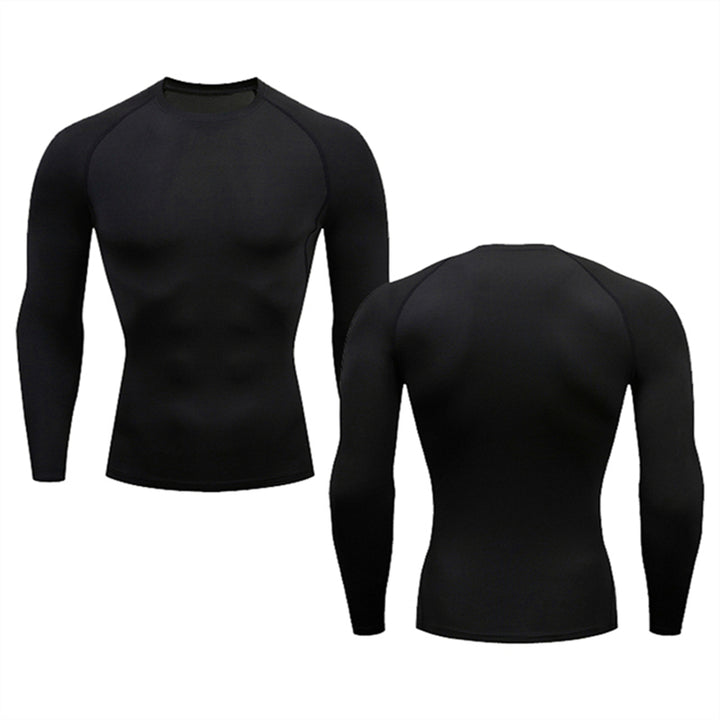 Premium Men’s Compression Sportswear Set – Quick-Dry Gym Suit, Yoga & Fitness Tracksuit, 2-Piece Workout Outfit