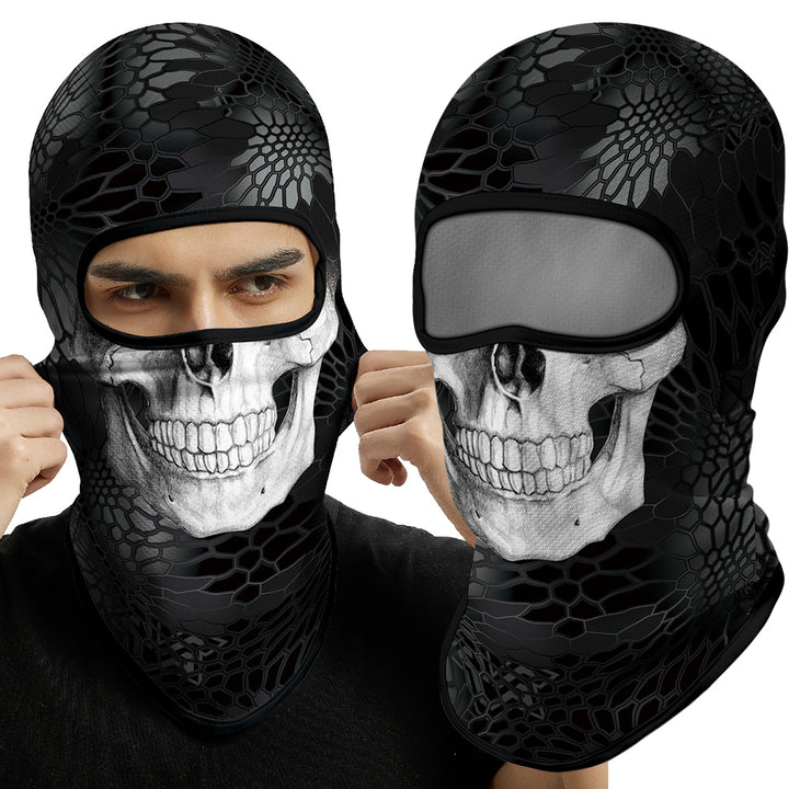 Premium Vollgesichts-Balaclava-Ski-Maske – Winterwärmer für Radfahren, Motorradfahren, Snowboarden, Helmfutter, UV-Schutz, schnell trocknender Coolmax-Stoff für Männer und Outdoor-Aktivitäten