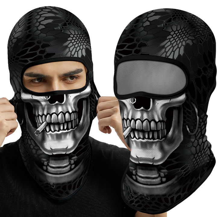 Premium Vollgesichts-Balaclava-Ski-Maske – Winterwärmer für Radfahren, Motorradfahren, Snowboarden, Helmfutter, UV-Schutz, schnell trocknender Coolmax-Stoff für Männer und Outdoor-Aktivitäten