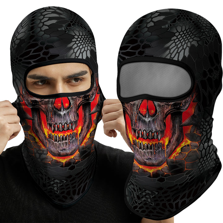 Premium Vollgesichts-Balaclava-Ski-Maske – Winterwärmer für Radfahren, Motorradfahren, Snowboarden, Helmfutter, UV-Schutz, schnell trocknender Coolmax-Stoff für Männer und Outdoor-Aktivitäten
