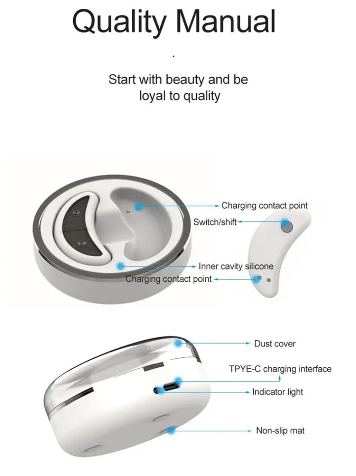 Premium LED Red Light Eye Therapy Massager with EMS and Gel Patches for Under Eye Wrinkle Treatment, 2 Modes, Rechargeable 