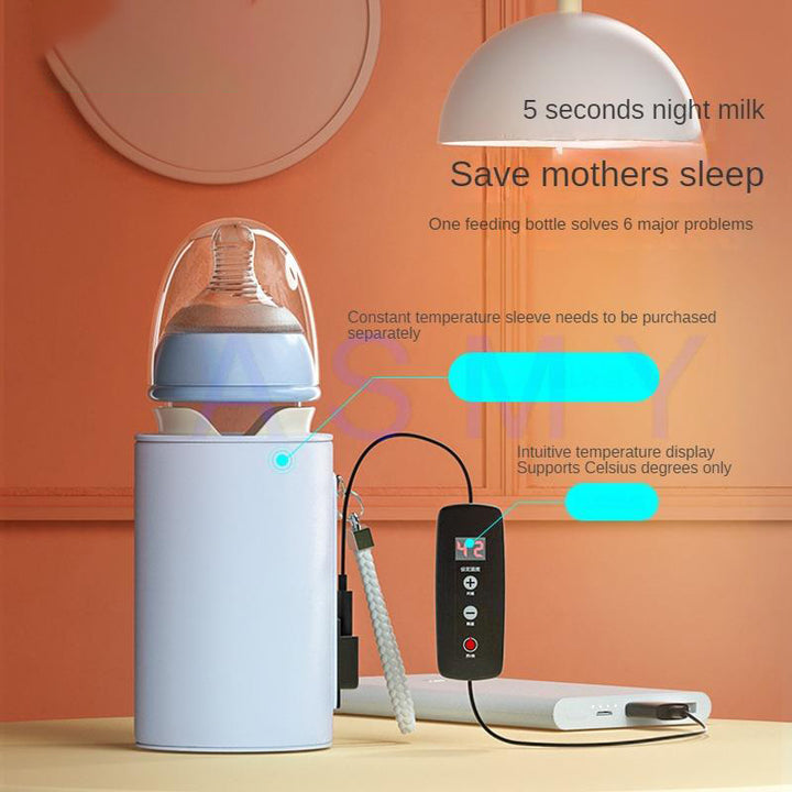 Premium Newborn Baby Bottle – PPSU, Wide Mouth, 150ml-300ml, Removable Nipple, Sealed Isolation, Fast Milk Filling, Pink/Blue