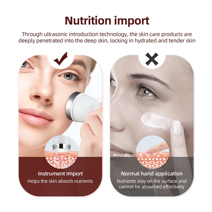 Premium Ultrasound Beauty Machine – High Frequency Face and Eye Massager for Skin Care, Facial Lifting, and SPA-Grade