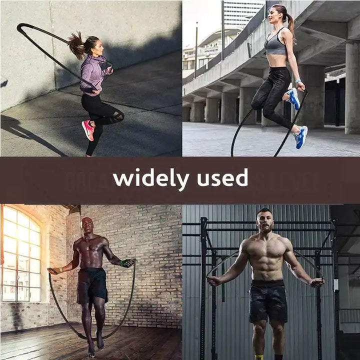 Premium Heavy Boxing Jump Rope – 9.8ft Fitness Battle Rope for Muay Thai & Bodybuilding – Durable Polymer Synthetic Fiber &