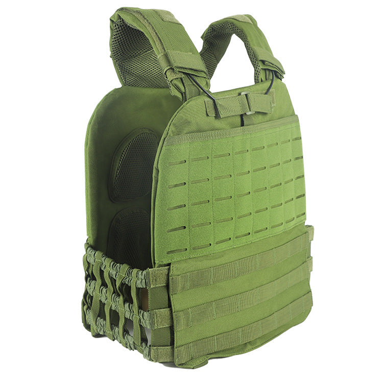 Premium Tactical Hunting Vest for Men – Camouflage Plate Carrier, 900D Outdoor Sports Fitness, Weighted Training Vest,