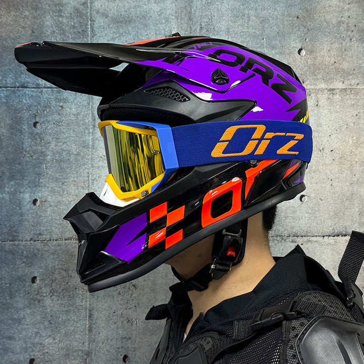 High-Quality Kids Off-Road Helmet - Motocross, Mountain Bike, ATV, DOT Certified, Lightweight ABS Material, Full Face Safety