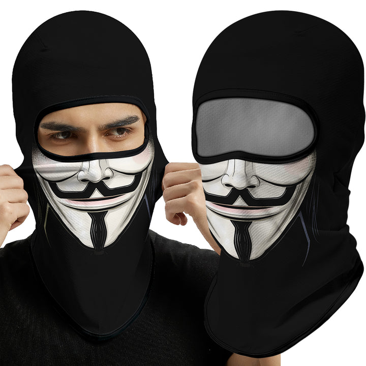 Premium Vollgesichts-Balaclava-Ski-Maske – Winterwärmer für Radfahren, Motorradfahren, Snowboarden, Helmfutter, UV-Schutz, schnell trocknender Coolmax-Stoff für Männer und Outdoor-Aktivitäten