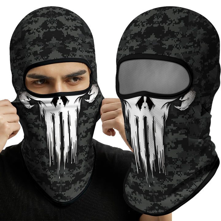 Premium Vollgesichts-Balaclava-Ski-Maske – Winterwärmer für Radfahren, Motorradfahren, Snowboarden, Helmfutter, UV-Schutz, schnell trocknender Coolmax-Stoff für Männer und Outdoor-Aktivitäten