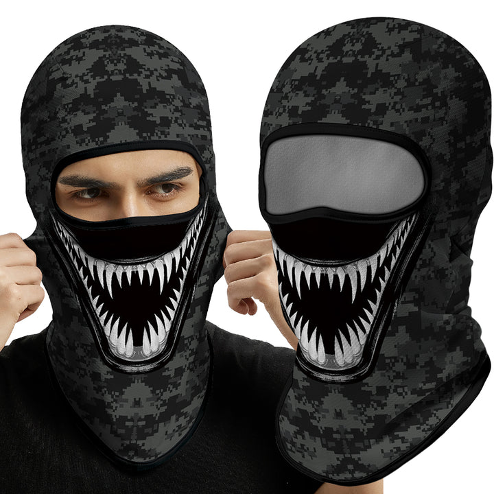 Premium Vollgesichts-Balaclava-Ski-Maske – Winterwärmer für Radfahren, Motorradfahren, Snowboarden, Helmfutter, UV-Schutz, schnell trocknender Coolmax-Stoff für Männer und Outdoor-Aktivitäten