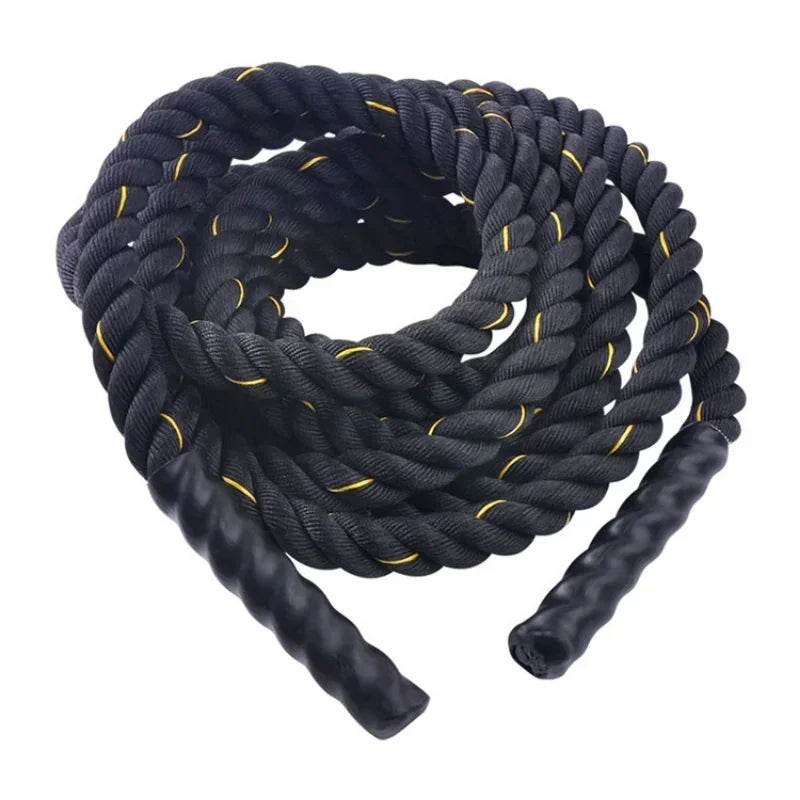 Premium Fitness Battle Rope – 25mm x 9.8ft Heavy Exercise Training Rope for Home Gym & Outdoor Cardio – Durable Nylon & 