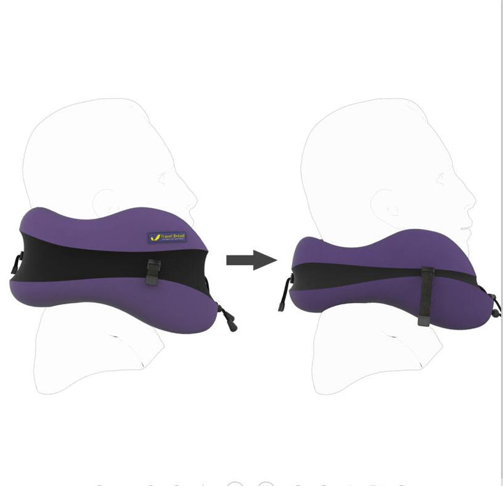 High-Quality U-Shape Memory Foam Travel Pillow with Adjustable Height, Comfortable Neck Support Pillow for Sleep, Ideal 
