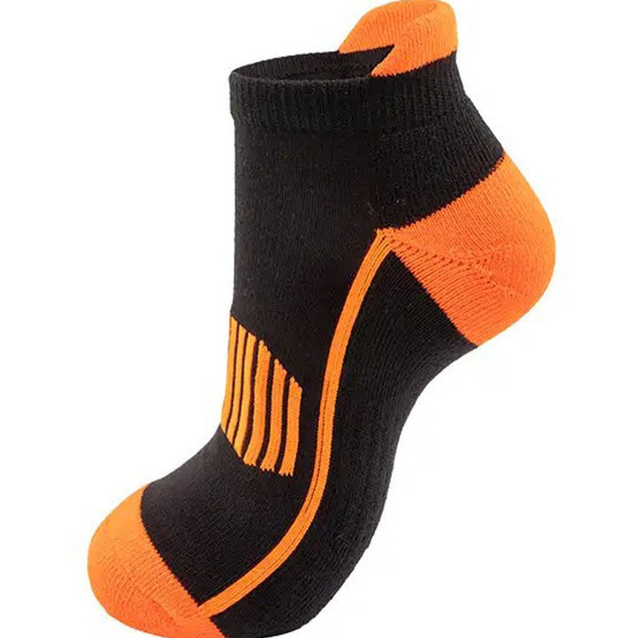 Premium Compression Socks for Men & Women – 6 Pairs Sweat Absorbing Ankle Socks for Hiking, Running, Sports – Low Cut, 