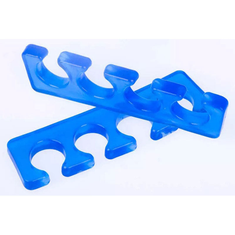 Premium Silikonzehenseparator (2 Stück) - Flexible Gelzehenabstandshalter für Nagellack & Pediküre - Weich, bequem und ideal für Hallux Valgus & Hammerzehen - 5 Farben verfügbar, Einheitsgröße passt den meisten
