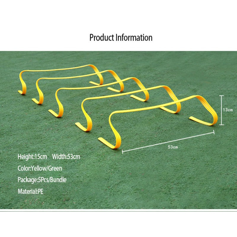 Premium Soccer Training Hurdles for Kids – Portable 15cm Agility Mini Hurdles for Speed & Functional Training – Yellow & 