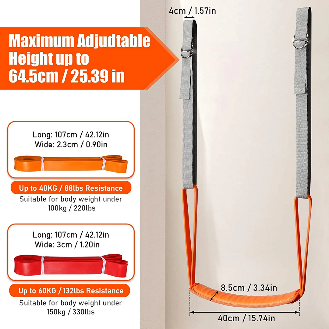 Premium Pull-up Assistance Bands for Resistance Training – Support for Pull-ups, Body Stretching, and Workout for Men & 