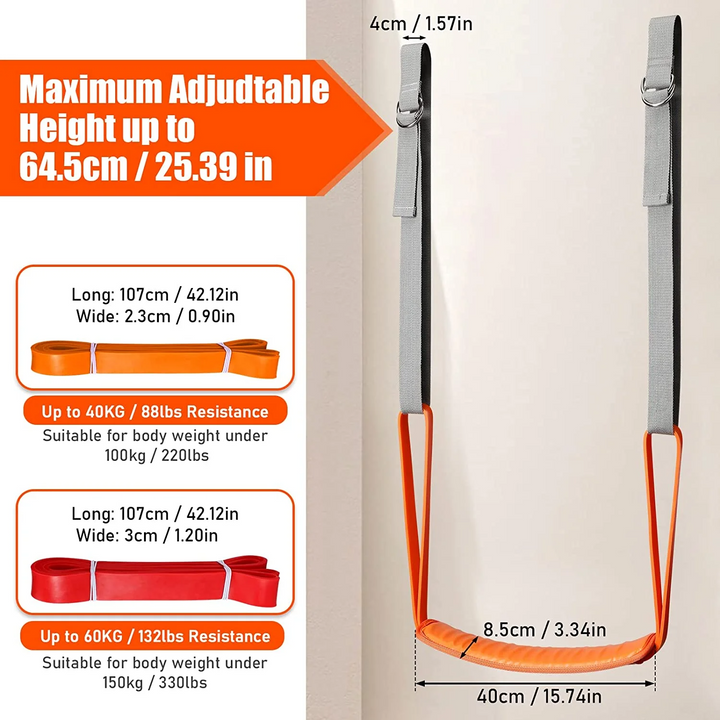 Premium Pull-up Assistance Bands for Resistance Training – Support for Pull-ups, Body Stretching, and Workout for Men & 