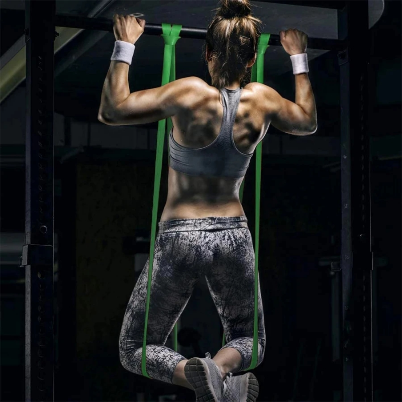 Premium Latex Resistance Band Set – Elastic Strength Bands for Pull-Ups, Pilates, CrossFit, and Fitness – Adjustable