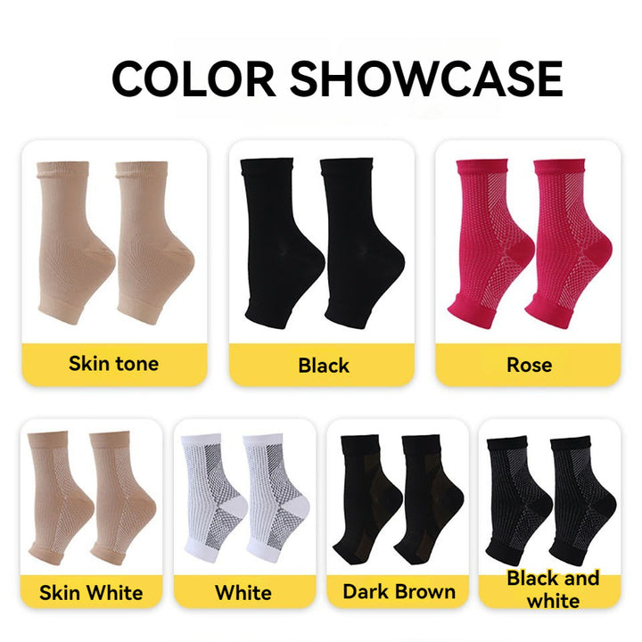 Premium Comfort Foot Compression Anklets for Men & Women – Relieve Swelling, Anti-Fatigue Support, Size S-2XL, Lightweight
