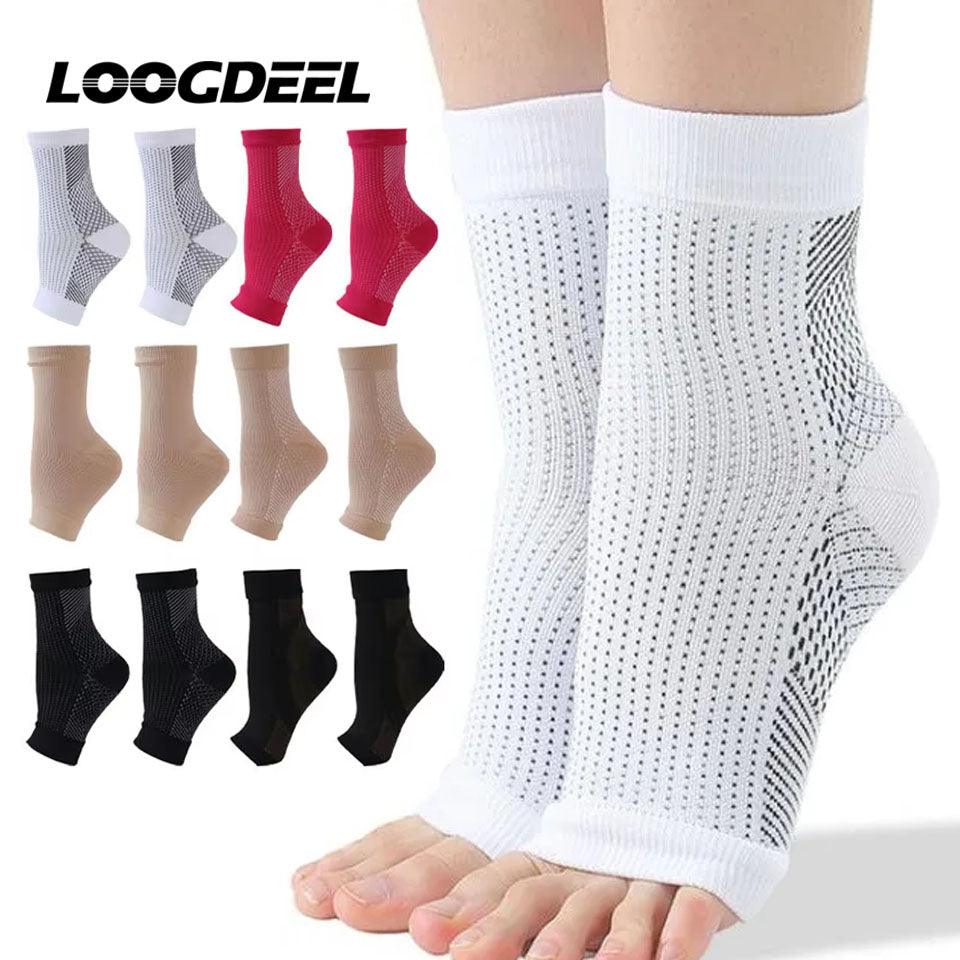 Premium Comfort Foot Compression Anklets for Men & Women – Relieve Swelling, Anti-Fatigue Support, Size S-2XL, Lightweight