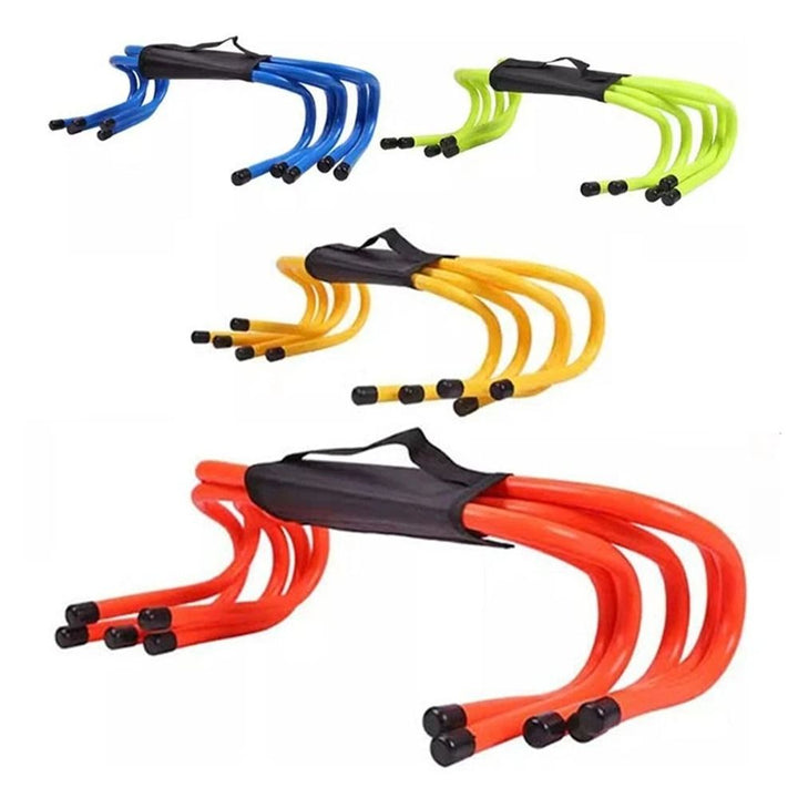 Premium Speed & Agility Training Hurdles – 15cm Adjustable Portable Hurdle Ladder for Soccer, Football, and Basketball – 