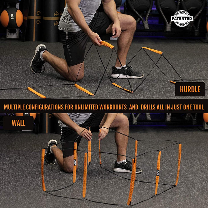 Premium Multifunctional Agility Ladder for Kids & Adults – Sports Training for Soccer, Basketball, Football – Coordination & 