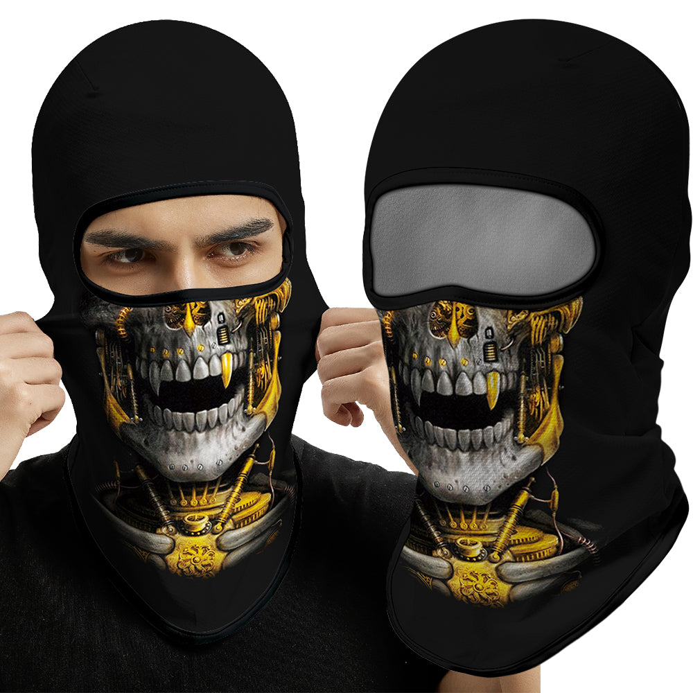 Premium Vollgesichts-Balaclava-Ski-Maske – Winterwärmer für Radfahren, Motorradfahren, Snowboarden, Helmfutter, UV-Schutz, schnell trocknender Coolmax-Stoff für Männer und Outdoor-Aktivitäten