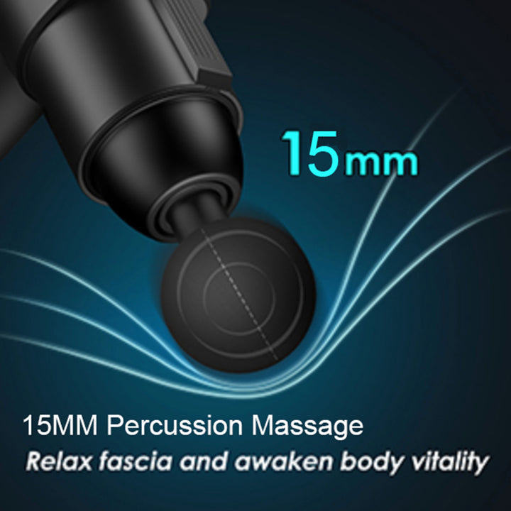 Premium 24V Tiefengewebemassagegerät mit Wärme- und Kältekompresse, 12 Aufsätzen, hochfrequente Muskelentspannung für Nacken, Schultern und vollständige Körpererholung