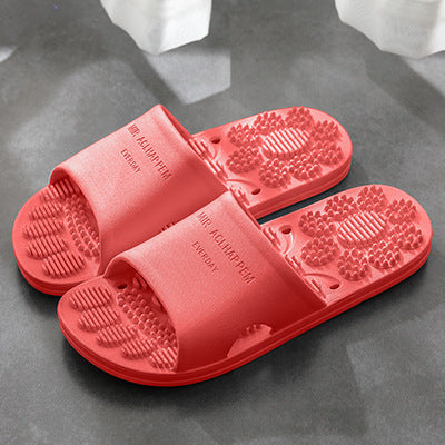 Premium Extra Große Akupunktur-Massage-Slipper – Rutschfestes Hohldesign für den Innenbereich und das Badezimmer, Bequeme Sohlenunterstützung für Männer und Frauen, Ideal für Entspannung und Fußtherapie