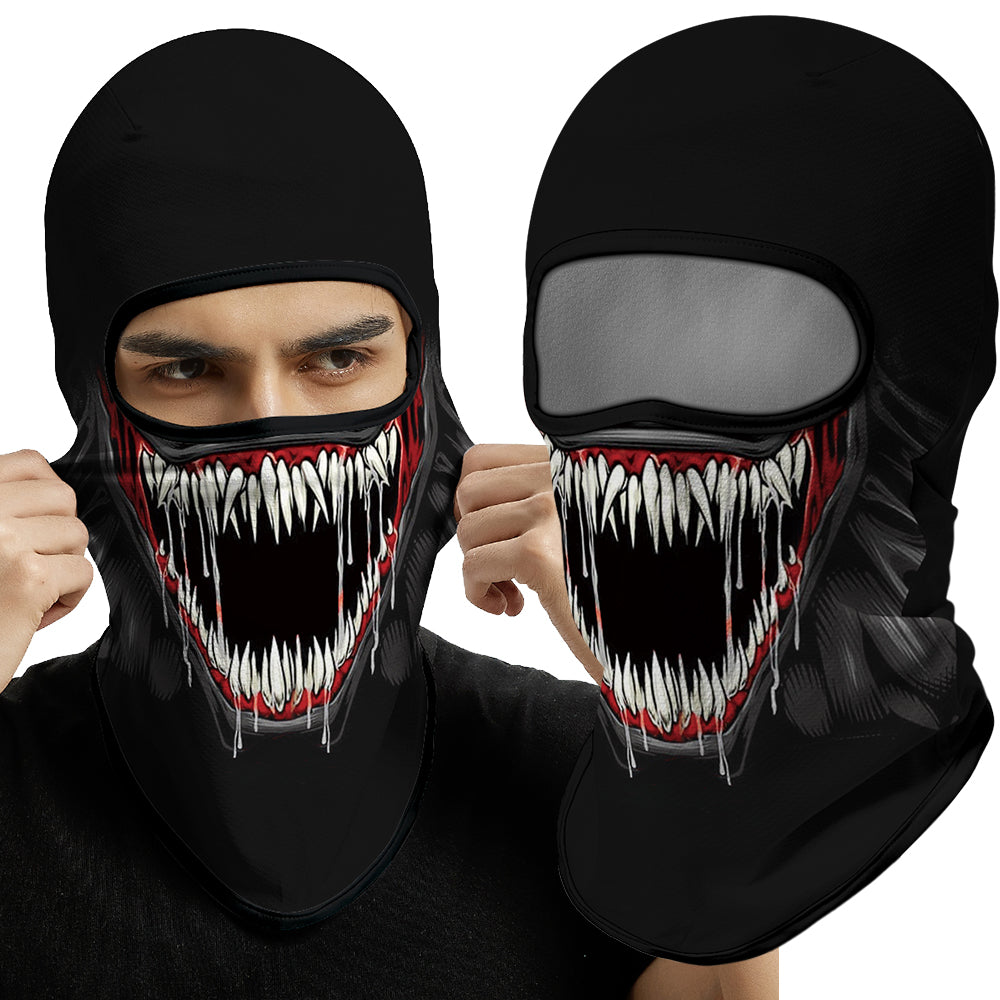 Premium Vollgesichts-Balaclava-Ski-Maske – Winterwärmer für Radfahren, Motorradfahren, Snowboarden, Helmfutter, UV-Schutz, schnell trocknender Coolmax-Stoff für Männer und Outdoor-Aktivitäten