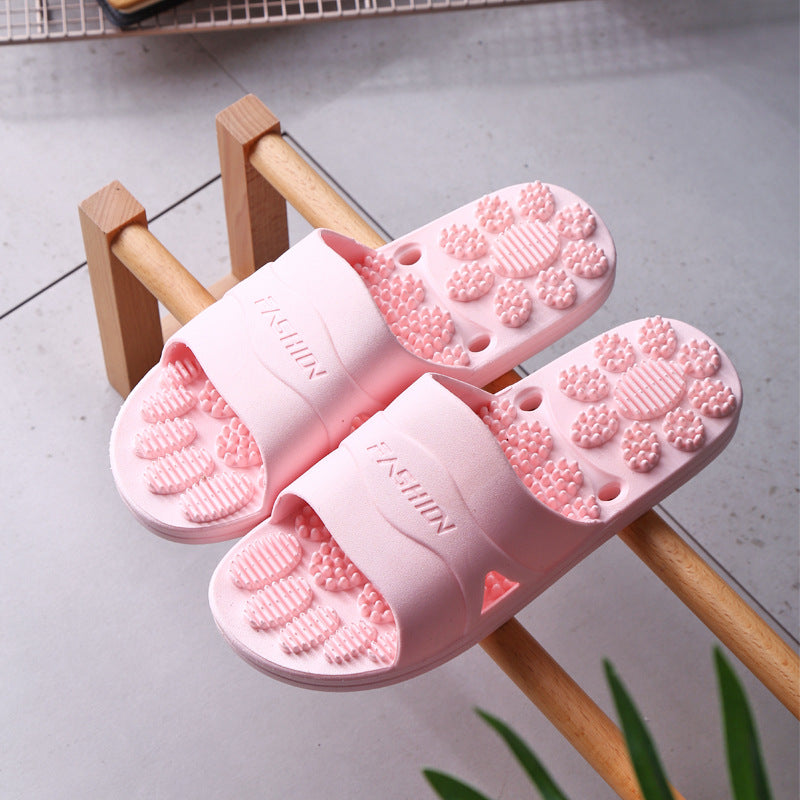 Premium Extra Große Akupunktur-Massage-Slipper – Rutschfestes Hohldesign für den Innenbereich und das Badezimmer, Bequeme Sohlenunterstützung für Männer und Frauen, Ideal für Entspannung und Fußtherapie