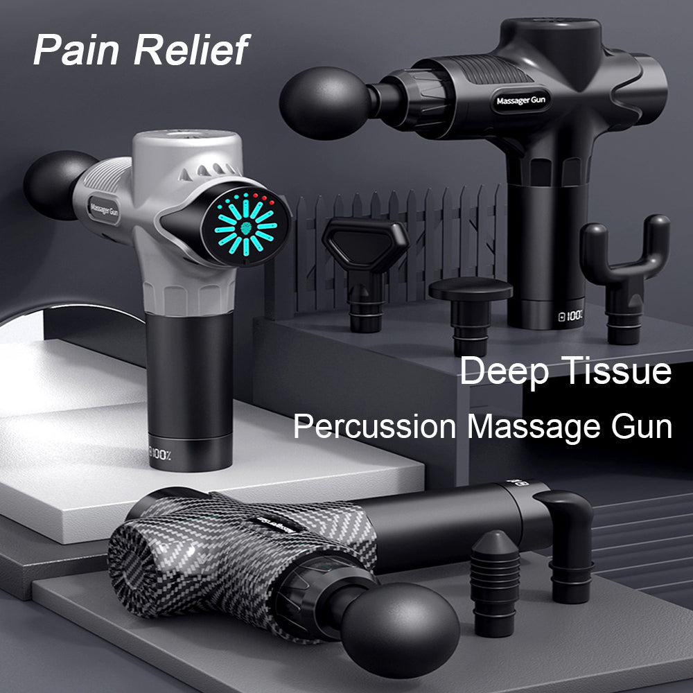 Premium 24V Tiefengewebemassagegerät mit Wärme- und Kältekompresse, 12 Aufsätzen, hochfrequente Muskelentspannung für Nacken, Schultern und vollständige Körpererholung