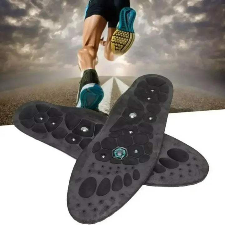 Premium Magnetic Therapy Insoles for Weight Loss and Arch Support - Comfortable Acupressure Shoe Pads for Men & Women, 