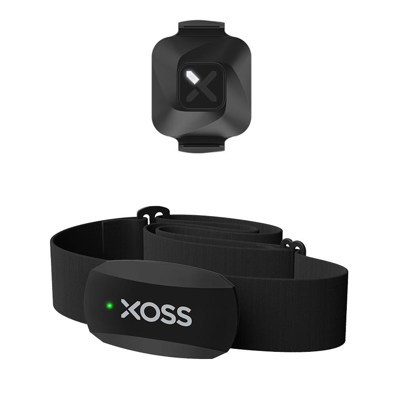 Premium Geschwindigkeits- und Trittfrequenzsensor für das Radfahren – X2 Herzfrequenzmonitor, S1 Fahrradcomputerhalterung, GPS-Kompatibilität für GARMIN, iGPSPORT, Bryton und mehr